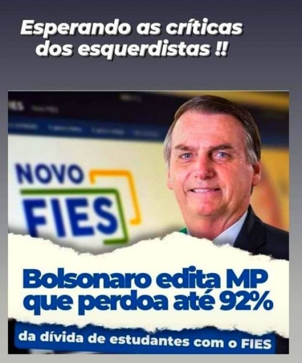 MP PERDOA ATÉ 92% DO FIES