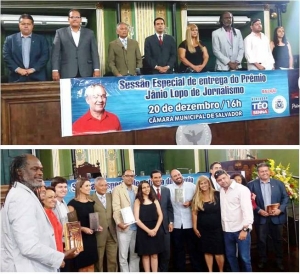 Câmara premia jornalistas e relança Selo Castro Alves