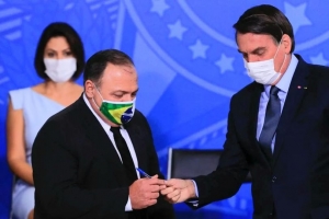 Oposição fica sem o discurso: O interino Pazuello da Saúde, foi efetivado como ministro.