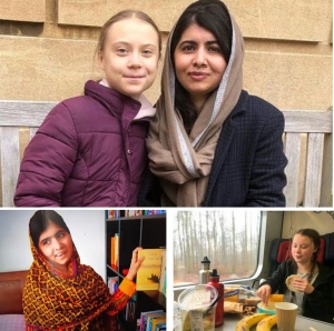 MALALA e GRETA: Duas importantes jovens ativistas. Porém diferentes: