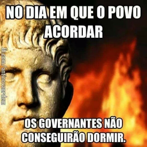 O povo continua dormindo